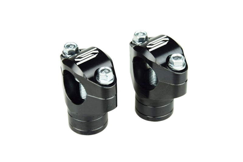 Bar Mounts For OEM Triple Clamps Black / Silver For Husqvarna 701 ENDURO 2016-2022