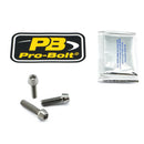 Titanium Brake & Clutch Lever Pinch Bolt Kit For Kawasaki EX 400 2018-2022