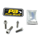 Titanium Clip-On / Handle Bar Mount Bolt Kit For Kawasaki EX 400 2018-2022