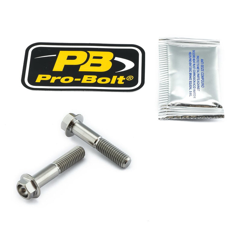 Titanium Clip-On / Handle Bar Mount Bolt Kit Natural For Honda CBR 1000 RR 2017-2021