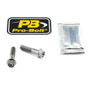 Titanium Clip-On / Handle Bar Mount Bolt Kit Natural For Aprilia RSV4 1100 ABS 2021-2024