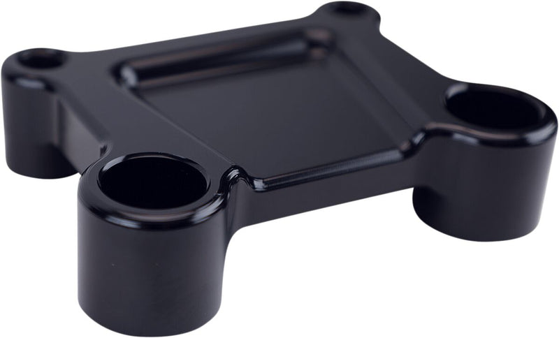 T-Bar Handlebar Adapter Black / Gloss For Harley Davidson FLHT 1340