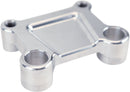 T-Bar Handlebar Adapter Polished / Silver For Harley Davidson FLHT 1340