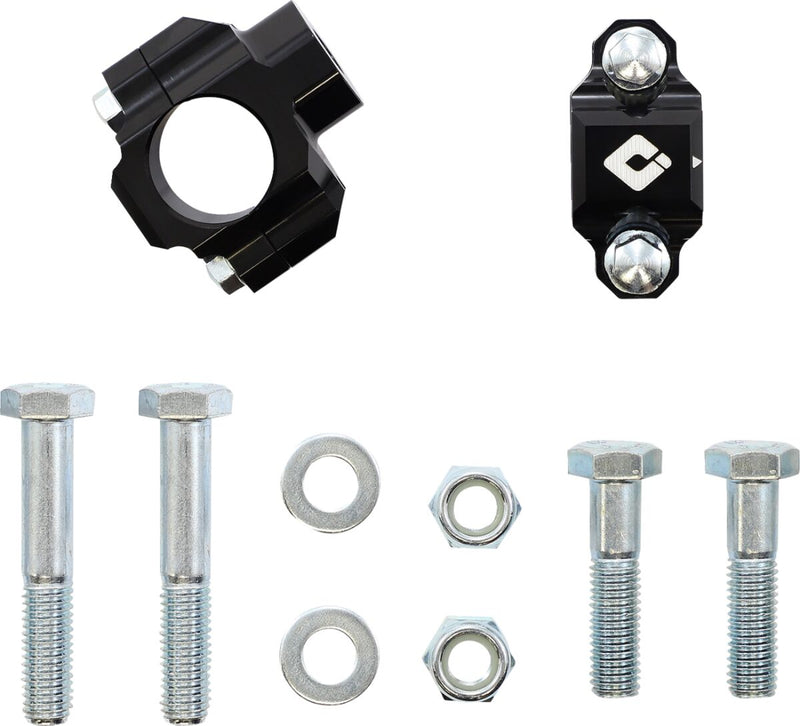 MX Handlebar Mounts Black / Flat - 28.6 MM