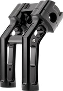 Method Kickback Handlebar Riser Black / Matte For Harley Davidson FXBB 1750 ABS - 25.4 MM