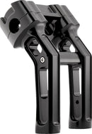 Method Kickback Handlebar Riser Black / Matte For Harley Davidson FXBB 1750 ABS - 25.4 MM