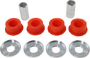 Heavy-Duty Handlebar Riser Bushings Flat / Polished / Red / Silver For Harley Davidson FLD 1690 2012-2013