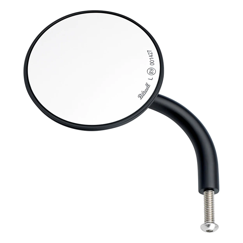 Mirror Short Round For HD Black