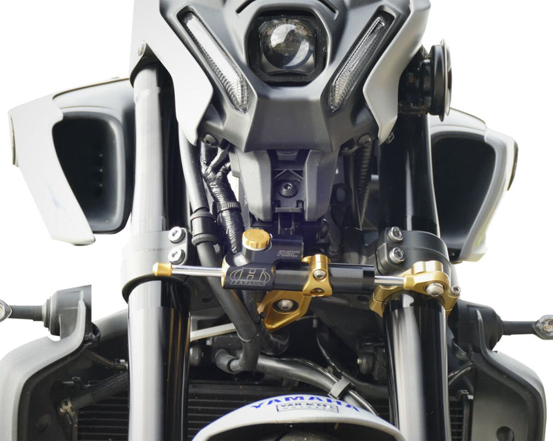 Steering Damper Mounting Kit Black For Yamaha MT-09 ABS