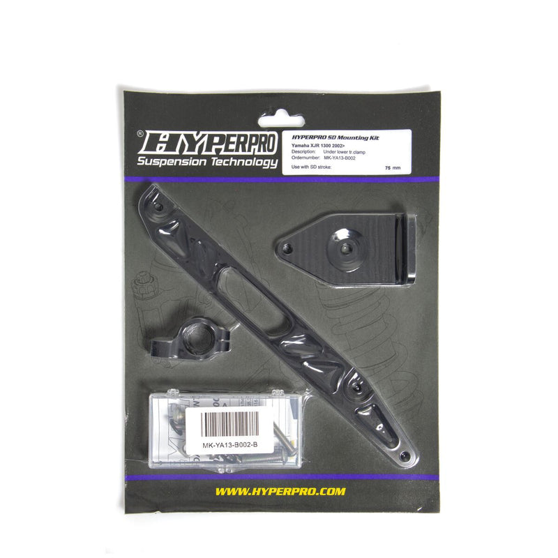 Steering Damper Mounting Kit Black For Yamaha XJR 1300