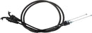 Black Vinyl Throttle Cable Black / Flat For Gas Gas EC 250 2025