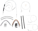 Sterling Chromite II® Designer Handlebar Installation Kit Chrome / Clear-Coated For Harley Davidson FXD 1584 - 30.5 CM - 35.5 CM