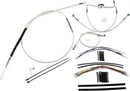 Sterling Chromite II® Designer Handlebar Installation Kit Chrome / Clear-Coated For Harley Davidson FLHR 1584 - 38 CM - 43 CM