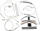 Sterling Chromite II® Designer Handlebar Installation Kit Chrome / Clear-Coated For Harley Davidson FLHR 1584 ABS - 38 CM - 43 CM