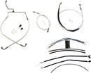Sterling Chromite II® Designer Handlebar Installation Kit Chrome / Clear-Coated For Harley Davidson FLHX 1690 - 38 CM - 43 CM