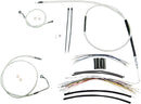 Sterling Chromite II® Upper Handlebar Installation Kit Chrome / Clear-Coated For Harley Davidson FLHR 1584 ABS - 45.5 CM - 51 CM
