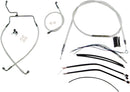 Sterling Chromite II® Designer Handlebar Installation Kit Chrome / Clear-Coated For Harley Davidson FLHR 1690 - 38 CM - 43 CM