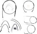 Black Pearl™ Designer Handlebar Installation Kit Black For Harley Davidson FXDB 1584 - 30.5 CM - 35.5 CM