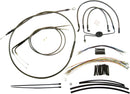 Black Pearl™ Designer Handlebar Installation Kit Black For Harley Davidson FXDF 1584 - 38 CM - 43 CM