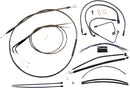 Black Pearl™ Designer Handlebar Installation Kit Black For Harley Davidson FLSTC 1584 ABS - 30.5 CM - 35.5 CM