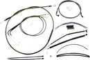 Black Pearl™ Designer Handlebar Installation Kit Black For Harley Davidson FLSTN 1690 ABS - 38 CM - 43 CM