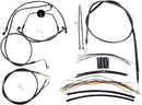 Black Pearl™ Designer Handlebar Installation Kit Black For Harley Davidson FLTRU 1584 ABS - 38 CM - 43 CM