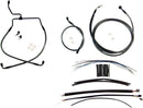 Black Pearl™ Designer Handlebar Installation Kit Black For Harley Davidson FLHX 1690 - 38 CM - 43 CM