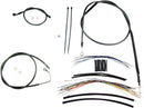 Black Pearl™ Upper Handlebar Installation Kit Black For Harley Davidson FLHR 1584 ABS - 30.5 CM - 35.5 CM