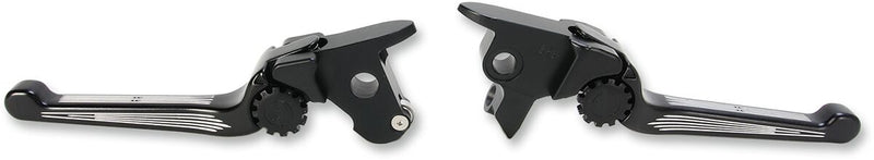 Anthem Adjustable Lever Set Black / Contrast / Silver For Harley Davidson FLHRSE4 1800 ABS 2008