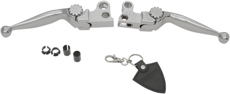Journey Adjustable Lever Set Chrome For Harley Davidson XL 1200 C 2004-2013