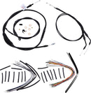 Jail Cable Kit 14" Black Vinyl Stainless T-Bar Without ABS