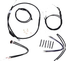 Jail Bar Cable Kit T-Bar 14" Non-ABS Black For Harley Davidson XL 1200 C 2014-2020