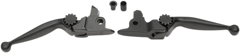 Journey Adjustable Lever Set Black / Polished For Harley Davidson FLHR 1750 2017-2018