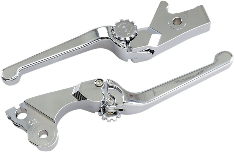 Anthem Adjustable Lever Set Chrome For Indian CHALLENGER 108 ABS 2020-2022