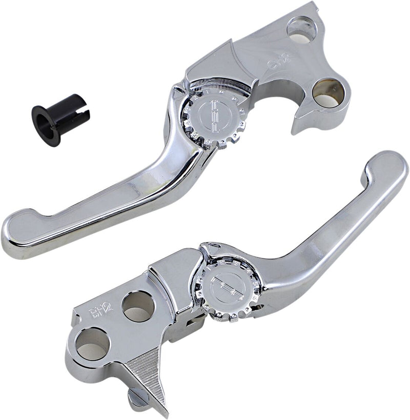 Anthem Shorty Lever Set Chrome For Harley Davidson FLD 1690 2012-2013