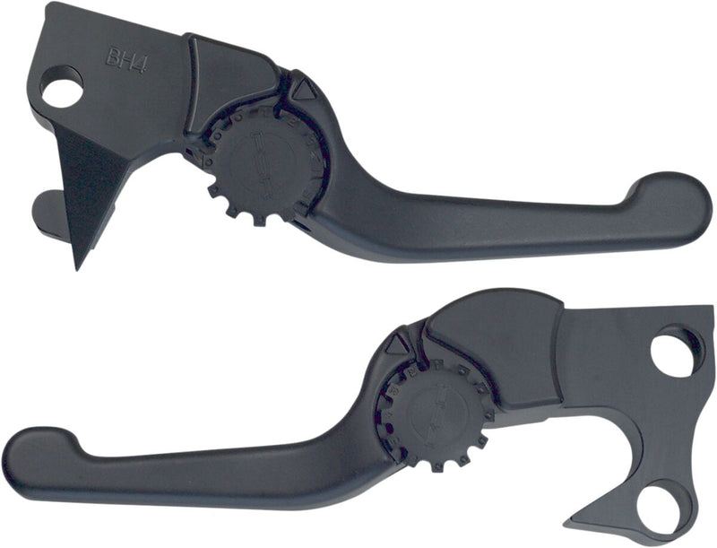 Anthem Shorty Lever Set Black / Polished For Harley Davidson XL 1200 C 2004-2013