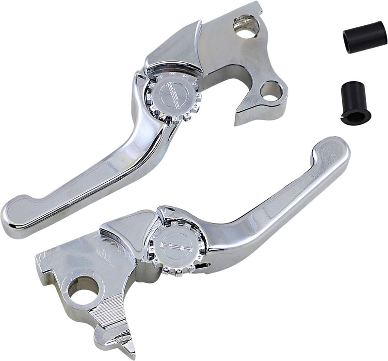 Anthem Shorty Lever Set Chrome For Harley Davidson XL 1200 C 2014-2020