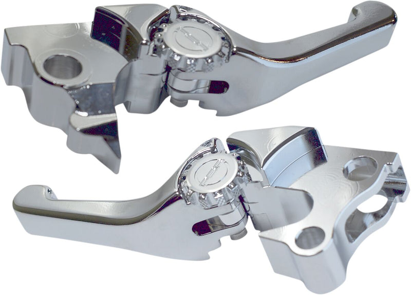 Anthem Shorty Lever Set Chrome For Harley Davidson XL 1200 C 2014-2020
