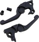 Anthem Shorty Lever Set Black / Polished For Harley Davidson XL 1200 C 2014-2020