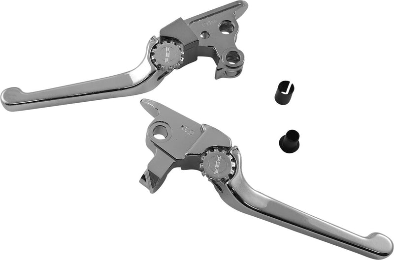 Anthem Adjustable Lever Set Chrome For Harley Davidson FLHR 1750 ABS 2021-2022