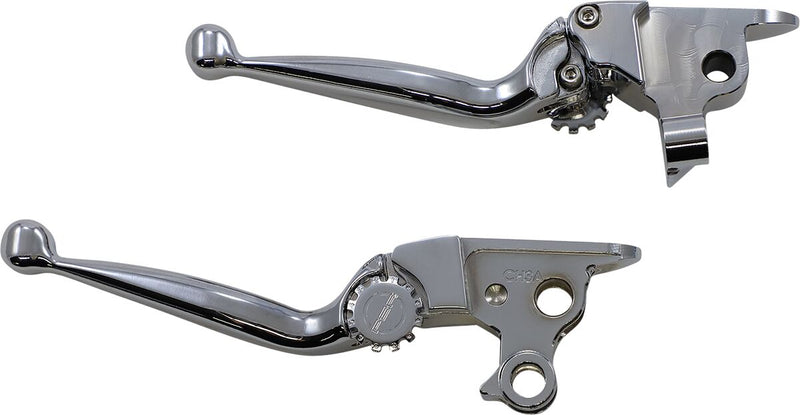 Journey Adjustable Lever Set Chrome For Harley Davidson FLHR 1750 ABS 2021-2022