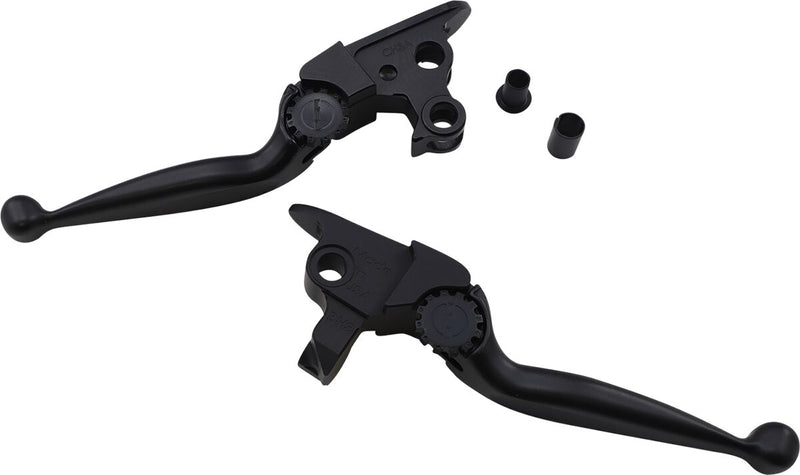 Journey Adjustable Lever Set Black / Polished For Harley Davidson FLHR 1750 ABS 2021-2022