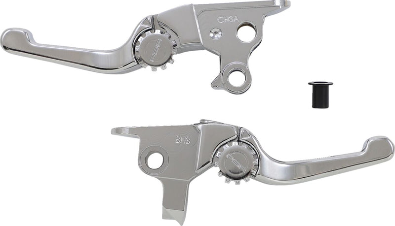 Anthem Shorty Lever Set Chrome For Harley Davidson FLHR 1750 ABS 2021-2022