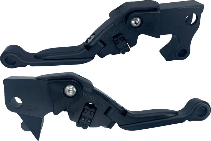 Anthem Pro Adjustable Lever Set Black / Polished For Harley Davidson XL 1200 C 2004-2013