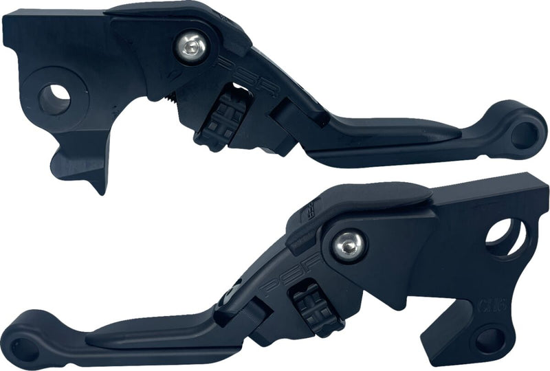 Anthem Pro Adjustable Lever Set Black / Polished For Harley Davidson XL 1200 C 2014-2019
