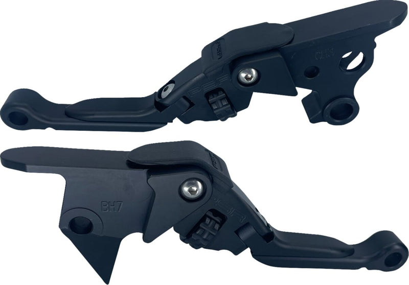 Anthem Pro Adjustable Lever Set Black / Polished For Harley Davidson FLDE 1750 ABS 2018-2020