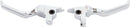 Method Lever Set Chrome / Silver For Harley Davidson FLD 1690