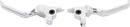 Method Lever Set Chrome / Silver For Harley Davidson FLS 1690
