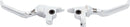 Method Lever Set Chrome / Silver For Harley Davidson FLHR 1584