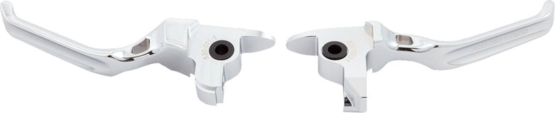 Method Lever Set Chrome / Silver For Harley Davidson FLDE 1750 ABS